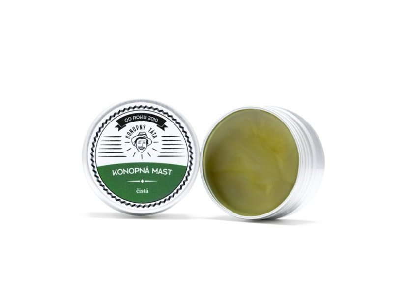 Konopný Táta - Konopná mast čistá - Objem: 15 ml