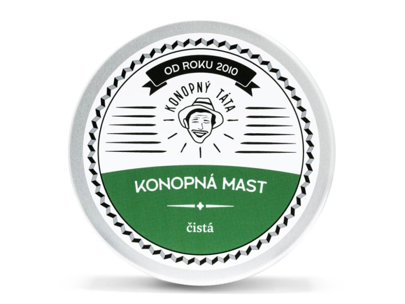 Konopný Táta - Konopná mast čistá - Objem: 15 ml