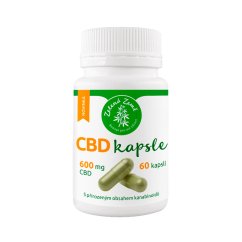 Zelená Země - CBD kapsle 600 mg CBD - 60 ks