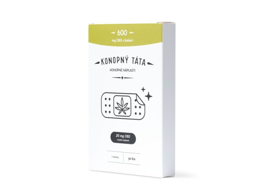Konopný Táta - CBD náplasti 600 mg