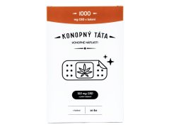 Konopný Táta - CBD náplasti 1000 mg