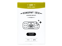 Konopný Táta - CBD náplasti 600 mg