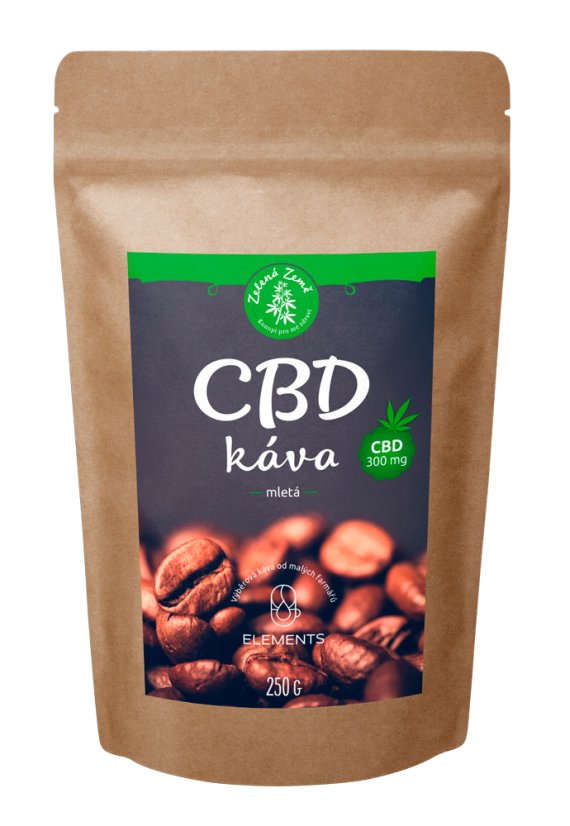 Zelená Země -  CBD káva - Hmotnost balení: 250 g