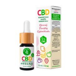 Zelená Země - CBD kapky s ovocnou příchutí 5%, 10 ml