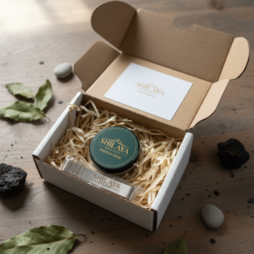 Shilaya Premium Shilajit Resin (pryskyřice) - Objem: 50 g