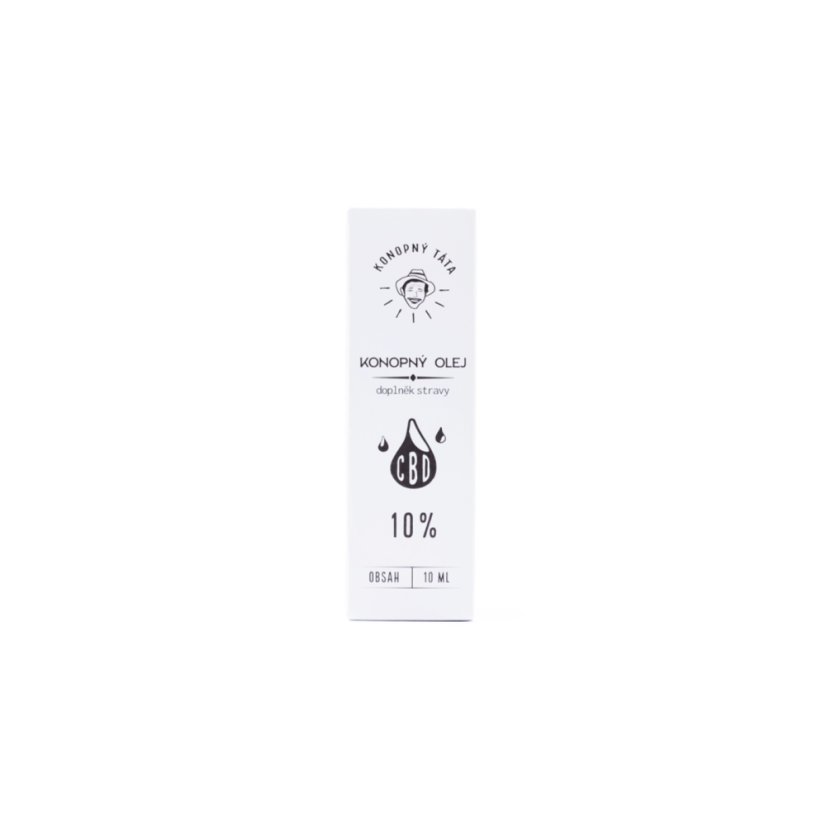 Konopný Táta - CBD Konopný olej 10% 10 ml