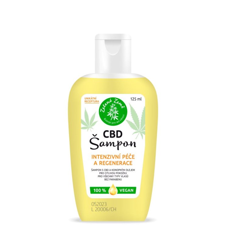 Zelená Země - CBD šampon, 125 ml