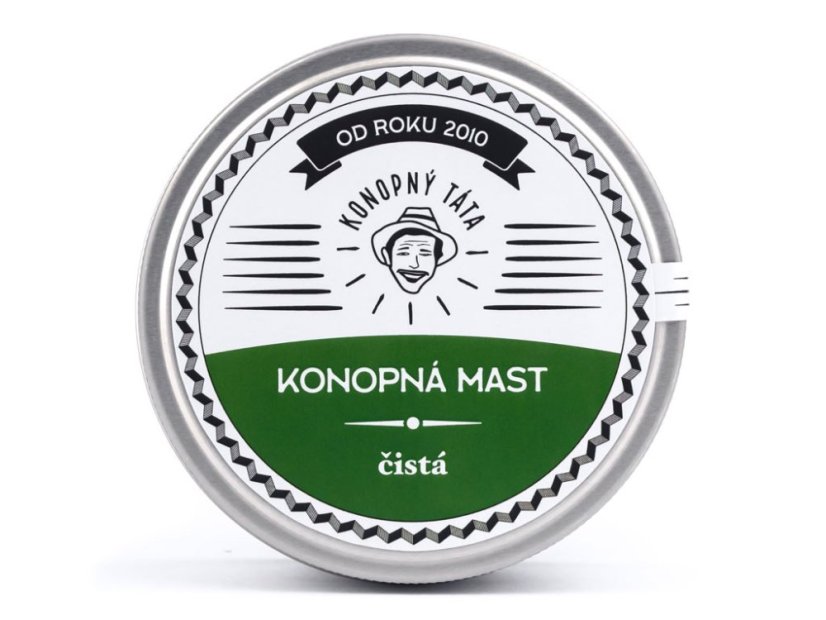 Konopný Táta - Konopná mast čistá - Objem balení: 200 ml