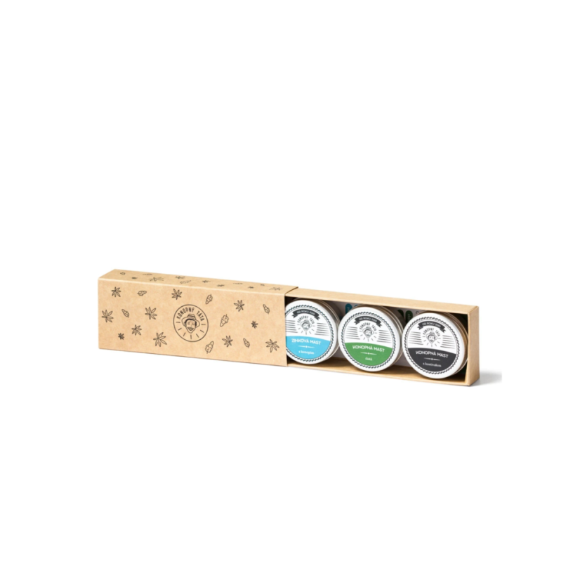 Konopný Táta - Trojbalení mastí 3x15 ml