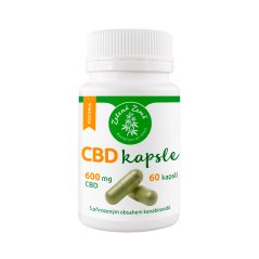 Zelená Země - CBD kapsle 600 mg CBD - 60 ks