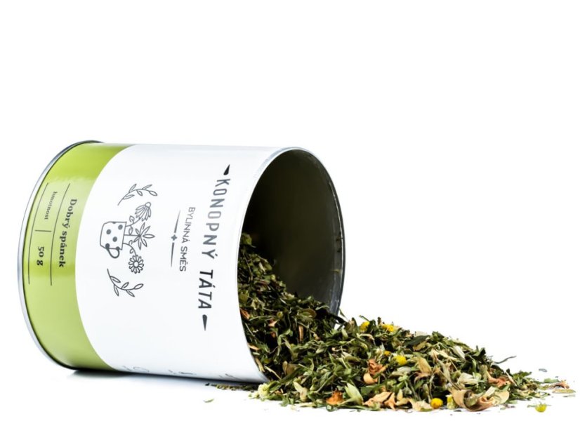 Konopný Táta - Konopný čaj Dobrý spánek