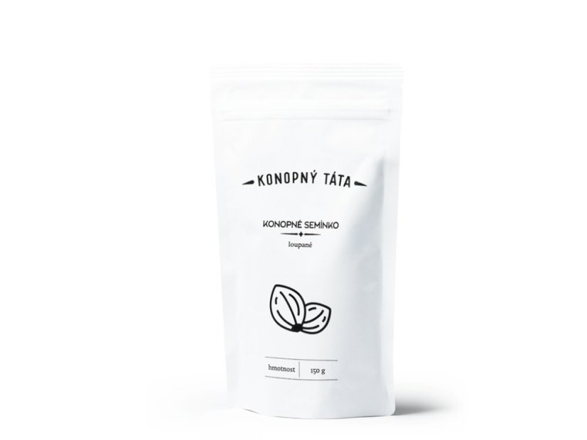 Konopný Táta -  Konopné semínka loupané - Hmotnost: 500 g