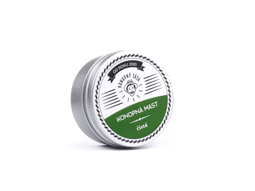 Konopný Táta - Konopná mast čistá - Objem balení: 80 ml