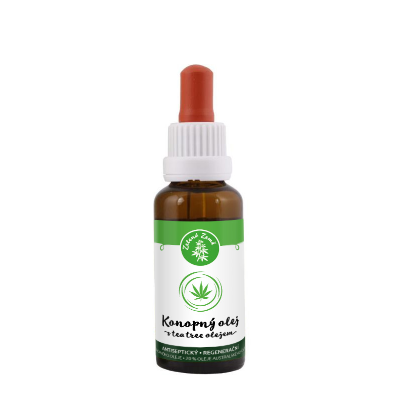 Zelená Země - Konopný & tea tree olej 30 ml