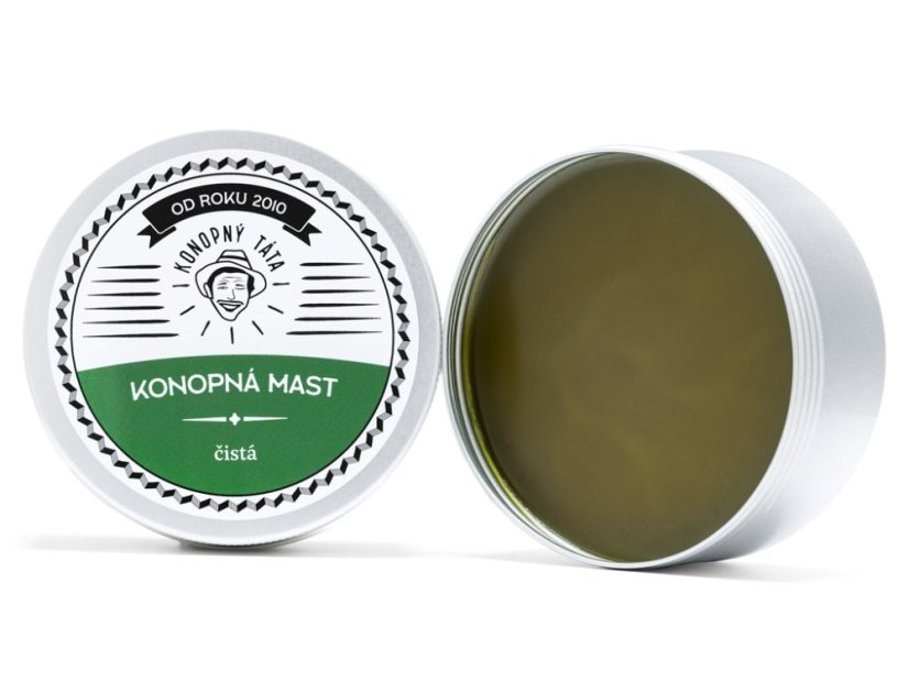 Konopný Táta - Konopná mast čistá - Objem: 15 ml