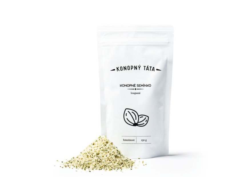 Konopný Táta -  Konopné semínka loupané - Hmotnost: 500 g