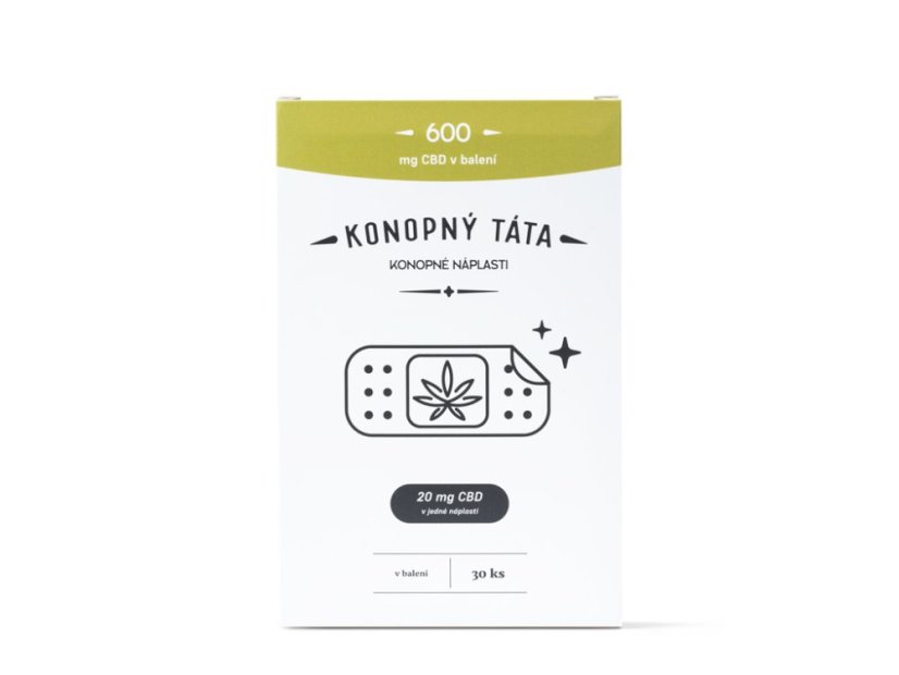 Konopný Táta - CBD náplasti 600 mg