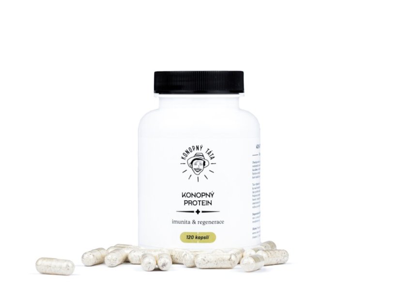 Konopný Táta - Edestin 120 kapslí