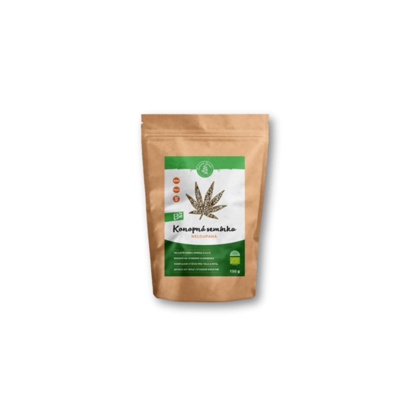 Zelená Země - Konopné semínko neloupané BIO